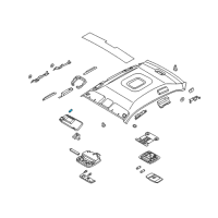 OEM 2006 Kia Amanti Bulb Diagram - 1864501009N