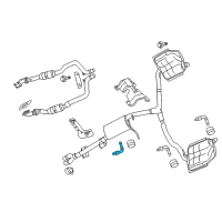 OEM Dodge Bracket-Exhaust Diagram - 68271435AB