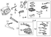 OEM Lexus NX250 LAMP ASSY, INTERIOR Diagram - 81080-78020