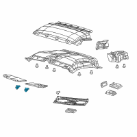 OEM 2016 Ram ProMaster City Support-Visor Diagram - 5YH03LDMAA