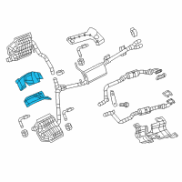 OEM Dodge Challenger Shield-Exhaust Diagram - 5112114AD