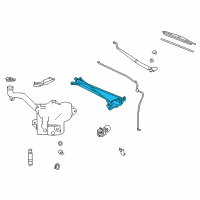 OEM 2008 Cadillac XLR Wiper Transmission Diagram - 10346186