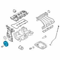 OEM 2016 Nissan Versa Pulley-Crankshaft Diagram - 12303-1KA0B