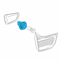 OEM 2013 BMW X6 Bulb Socket Diagram - 63-21-2-336-507