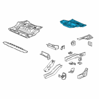 OEM Saturn Panel Asm, Spare Wheel Well Diagram - 22669806