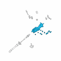 OEM 2006 Lincoln Mark LT Column Assembly Diagram - 7L3Z-3C529-E