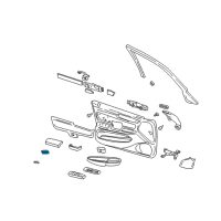 OEM 2001 Cadillac Seville Lamp Asm, Front Side Door Courtesy Diagram - 12374444