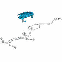 OEM 2014 Scion iQ Heat Shield Diagram - 58043-74011