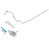 OEM Hyundai Rear Wiper Arm Diagram - 98815-2J000