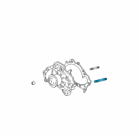 OEM Water Pump Assembly Stud Diagram - 90126-10011