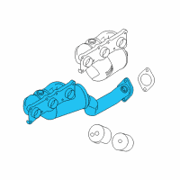 OEM 2009 BMW 328i xDrive Exchange. Exhaust Manifold With Catalyst Diagram - 18-40-7-646-692
