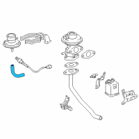 OEM 1990 Toyota Celica Hose Diagram - 90445-11065