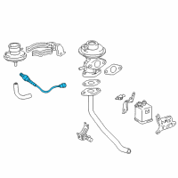 OEM 2001 Toyota Camry Oxygen Sensor Diagram - 89465-33340