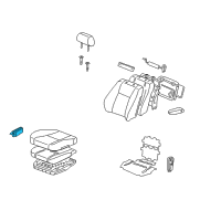 OEM 2003 Toyota Land Cruiser Adjuster Switch Diagram - 84922-60090