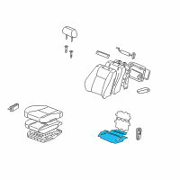 OEM Toyota Land Cruiser Seat Heater Diagram - 87510-60190