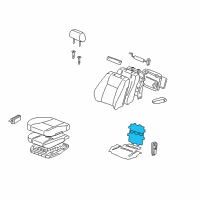 OEM 2003 Toyota Land Cruiser Seat Heater Diagram - 87510-60220
