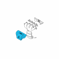 OEM 2007 Hyundai Tiburon Protector-Heat Diagram - 28525-23920