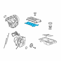 OEM 2007 Chevrolet Cobalt Gasket Kit-Camshaft Cover Diagram - 12610142