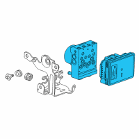 OEM 2015 GMC Yukon Electronic Brake Control Module Assembly(W/Brk Press Mod Diagram - 84778358