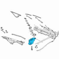 OEM 2001 Ford Crown Victoria Reservoir Assembly Diagram - 8W7Z-17618-A