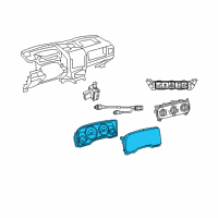 OEM Jeep Patriot Cluster-Instrument Panel Diagram - 56054257AE