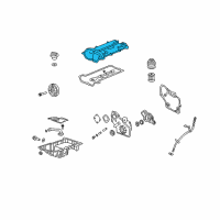 OEM 2010 Chevrolet HHR Valve Cover Diagram - 12612781