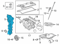 OEM 2021 Toyota Camry Outer Timing Cover Diagram - 11320-25011