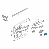 OEM 2021 Honda HR-V Switch Assembly Diagram - 35750-T7S-A01