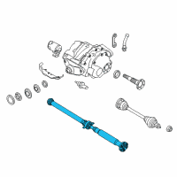 OEM 2015 BMW X6 Rear Drive Shaft Assembly Diagram - 26-10-7-850-370