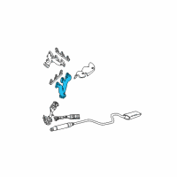 OEM Mercury Manifold Diagram - 4F1Z-9431-AA