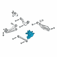 OEM Honda Civic Knuckle, Right Rear Diagram - 52210-TGH-A01