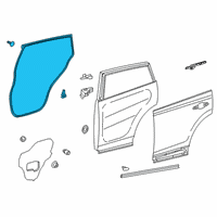 OEM 2021 Toyota RAV4 Prime Door Weatherstrip Diagram - 67872-0R050