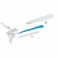 OEM 2019 Chevrolet Bolt EV Rear Arm Diagram - 22894224