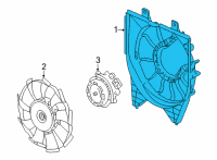 OEM Acura TLX SHROUD, A/C Diagram - 38615-6S9-A01