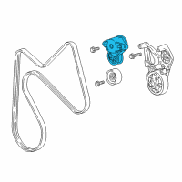 OEM 2022 Chevrolet Colorado Tensioner Asm-Drive Belt Diagram - 24585542