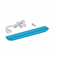 OEM 2019 Lexus UX200 Lamp Assembly, Stop Ctr Diagram - 81570-76010