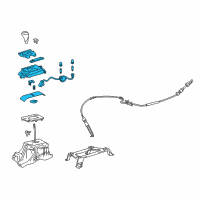 OEM 2014 Lexus ES300h Indicator, Shift Position Diagram - 35978-33080