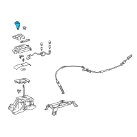 OEM 2015 Lexus ES300h Knob Sub-Assembly, Shift Diagram - 33504-30352-25
