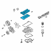 OEM 2019 BMW X6 Cylinder Head Cover Diagram - 11-12-8-648-128