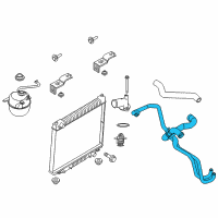 OEM 2013 Ford E-350 Super Duty Lower Hose Diagram - AC2Z-8286-C