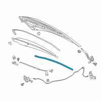 OEM 2018 Chevrolet Cruze Rear Weatherstrip Diagram - 84057215