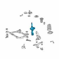 OEM 1999 Toyota Solara Strut Diagram - 48510-80137