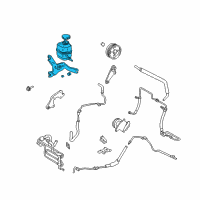 OEM 2004 Lexus RX330 Reservoir Assy, Vane Pump Oil Diagram - 44360-0E010