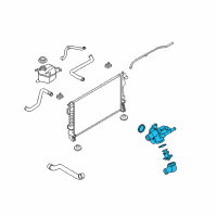 OEM 2009 Mercury Sable Housing Assembly Diagram - 7T4Z-8A586-B