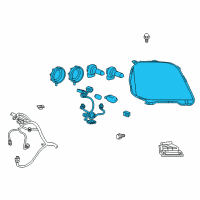 OEM 2017 GMC Terrain Composite Assembly Diagram - 84791978