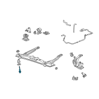 OEM 2001 Acura TL Bolt, Flange (14X125) Diagram - 90161-S84-A00