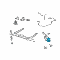 OEM Honda Accord Rubber Assy., RR. Engine Mounting (Ecm) Diagram - 50815-S87-A81