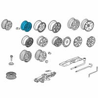 OEM 2007 Honda Accord Disk, Aluminum Wheel (17X6 1/2Jj) (Enkei) Diagram - 42700-SDB-J01