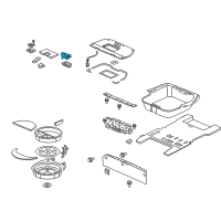 OEM 2010 Honda Odyssey Lock Assy., Floor Lid *G64L* (OLIVE) Diagram - 84530-SHJ-A01ZA