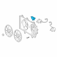 OEM 2016 Toyota Avalon Cooling Module Diagram - 89257-30060